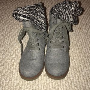 Rocket Dog ankle boots with sweater top